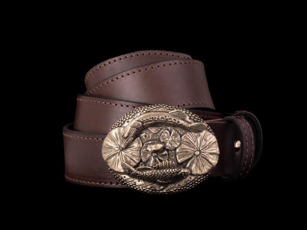 Ремень Рыбалка (Лаутнь, натуральная кожа)