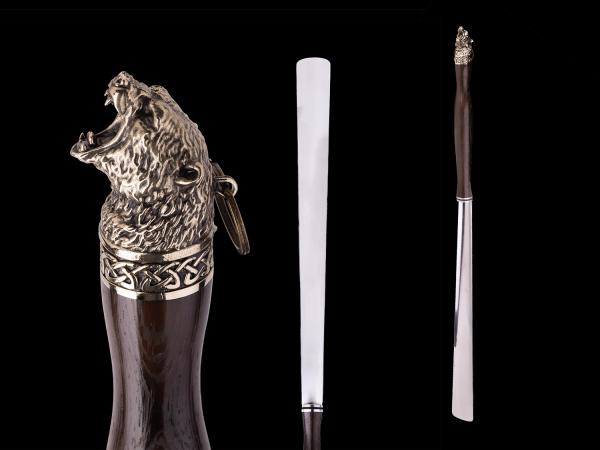 Обувная ложка Медведь кельтский узор (Серия классик)