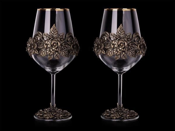 Бокалы для вина Цветок (Серия классик; 2 шт в коробке)