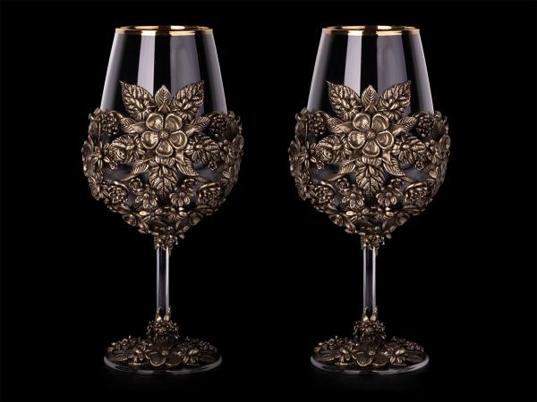 Бокалы для вина Цветочная фантазия (Серия классик; 2 шт в коробке)