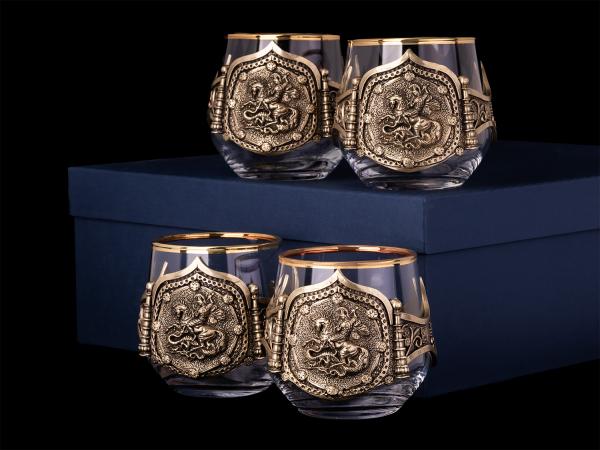 Бокалы для виски Георгий Победоносец 4 шт (Серия классик)