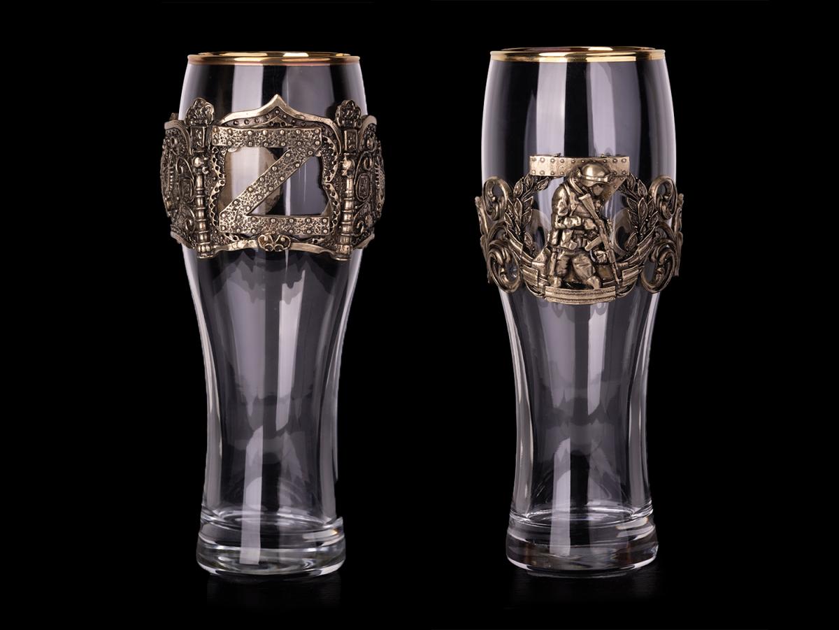 Пара бокалов для пива Z Российская армия (Серия классик)