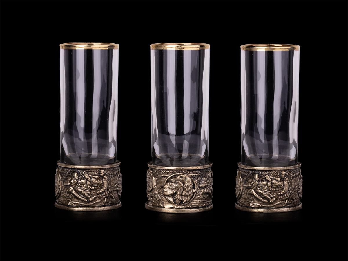 Стопки Патроны Охотники на привале 3 или 6 шт