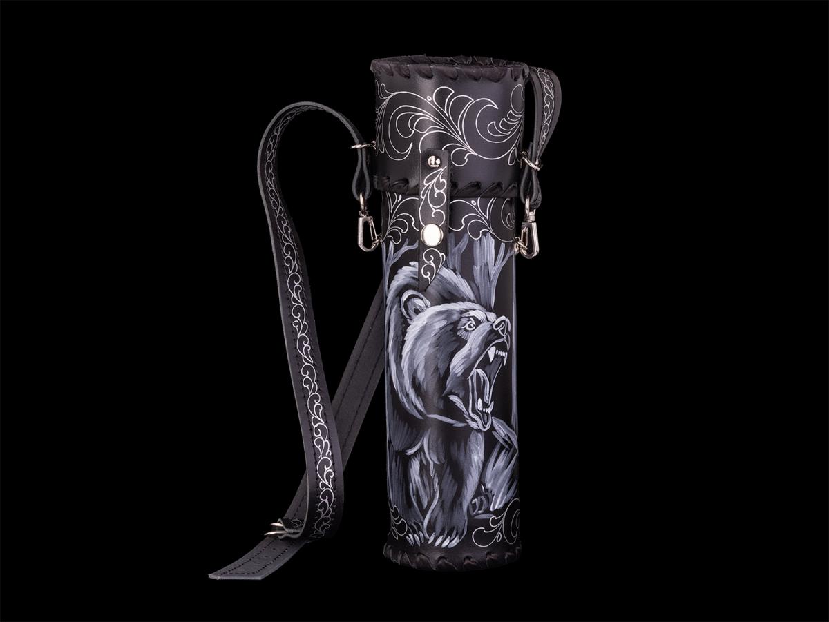 Термос Медведь №2 (черный)