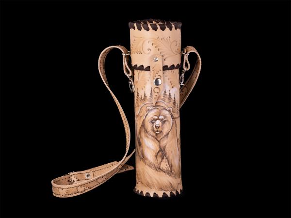 Термос Медведь №3 (бежевый)