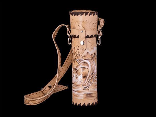 Термос Щука №1 (бежевый)