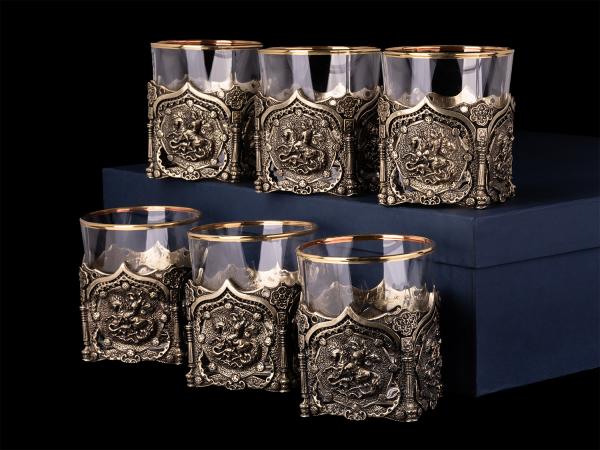 Набор бокалов для виски Георгий Победоносец 6 шт