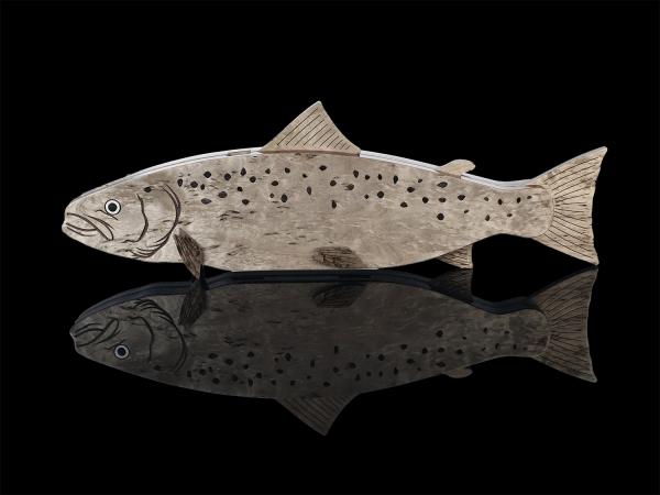 Домино Лосось (Карельская береза)