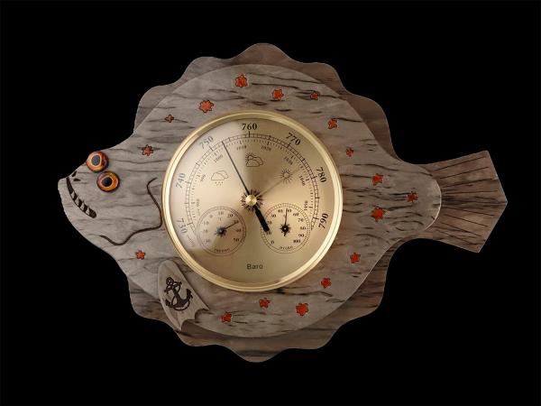 Барометр Камбала (Мореная карельская береза)