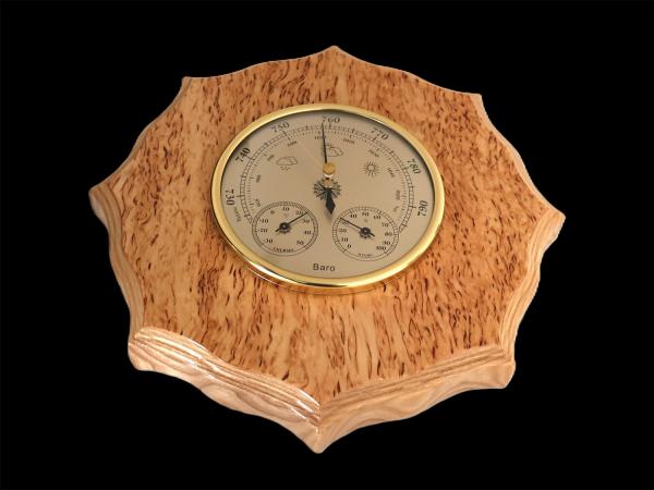Барометр Роза ветров (Карельская береза)