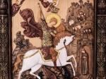 Большая икона Святой Георгий