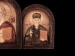 Икона Господь Вседержитель, Божия Матерь, Николай Чудотворец